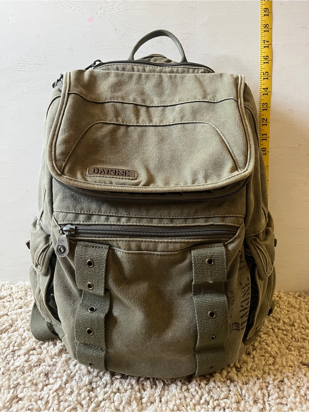 Dakine Olive Green Canvas Men’s Backpack